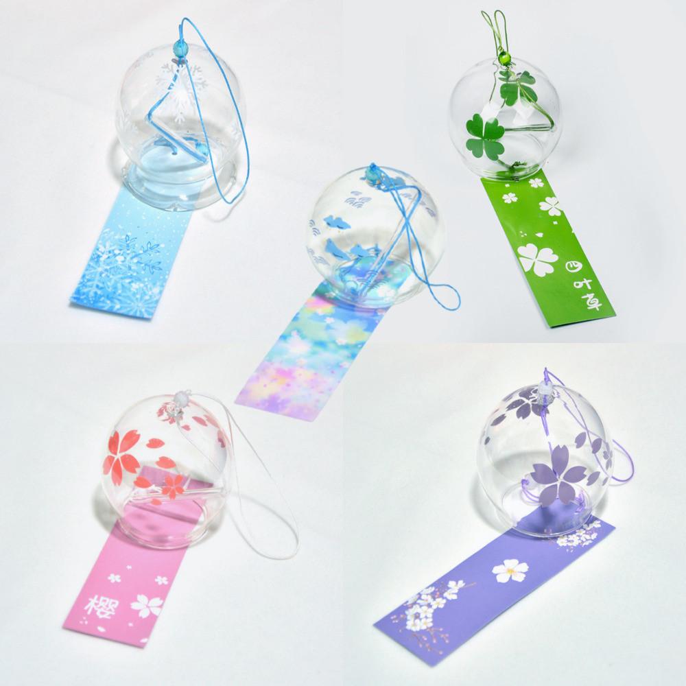 투명 후우린 후우링 소방울 예쁜 일본종 에도후링 가게현관종 매장종 일본 소품 인테리어