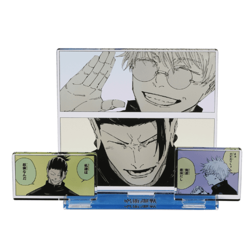 [26년 09월 발매] 주술회전 굿즈 점프 이모셔널 아크릴 디오라마 스탠드 - 고죠 사토루 & 게토 스구루