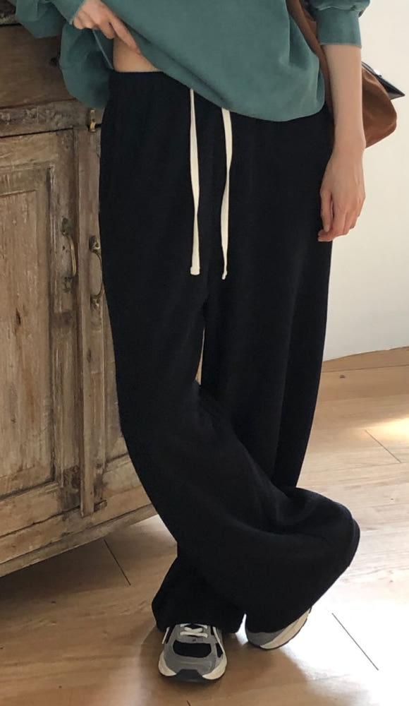 [플레인에떼]골지 이지 팬츠 (3 color) 밴딩 간절기 가을