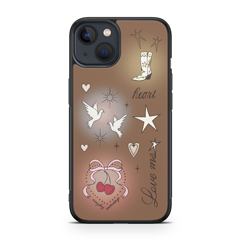 Love me heart Bumper Case