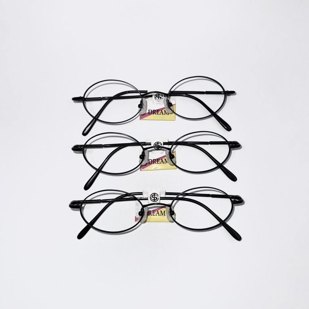 [중고] 너드 라운드 빈티지안경 (블랙) 데드스탁