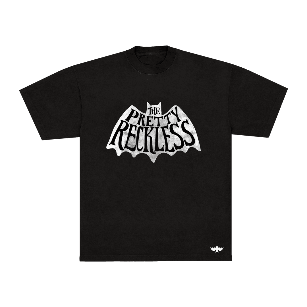 The Pretty Reckless - "Bat Logo" Black T-Shirt - The Pretty Reckless