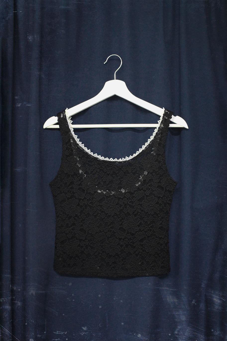 Sasha Lace Petite  Bustier _BLACK