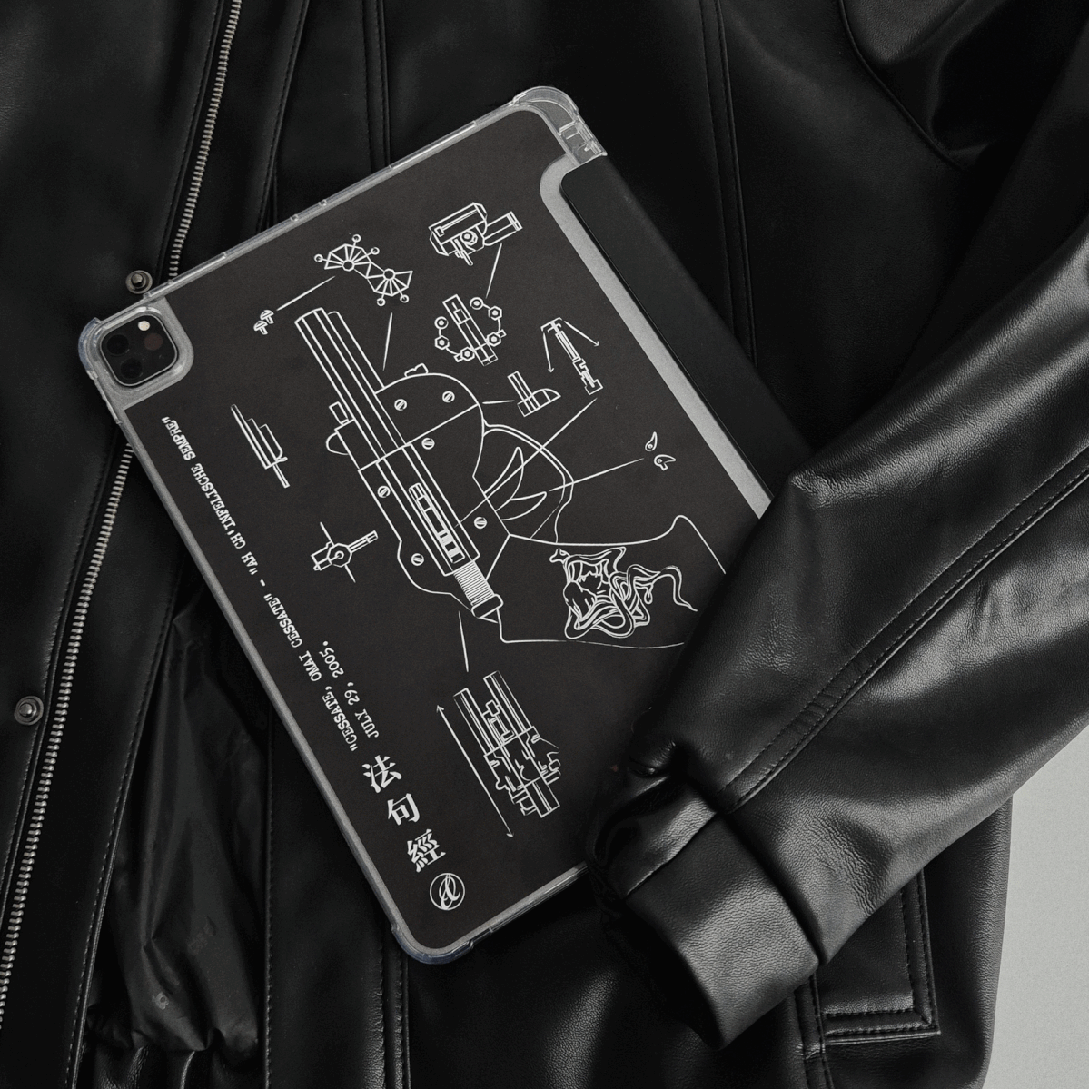 [친절한 금자씨] 법구경 권총 아이패드/갤럭시탭 케이스🔫