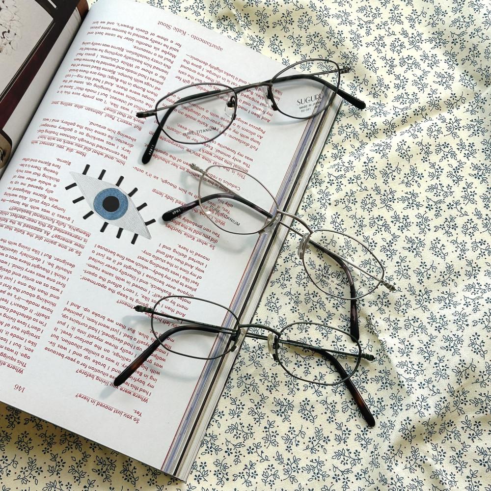 알작은 빈티지 소두 놈코어 심플한 패션 안경