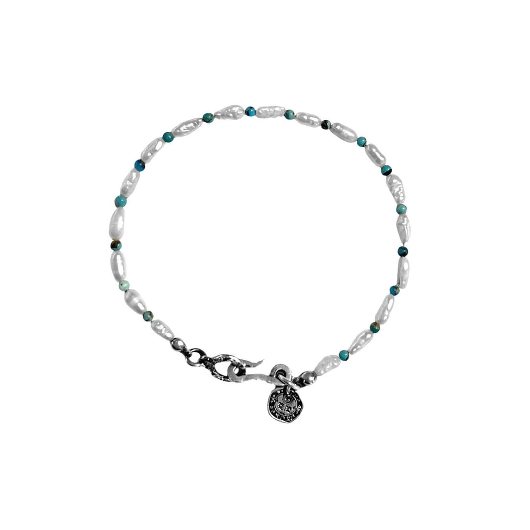 Mini Turquoise&Pearl Bracelets