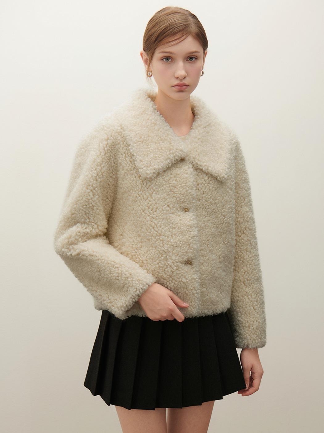 [단독가][크리에이터픽]카라넥 보아퍼 자켓 O254T163