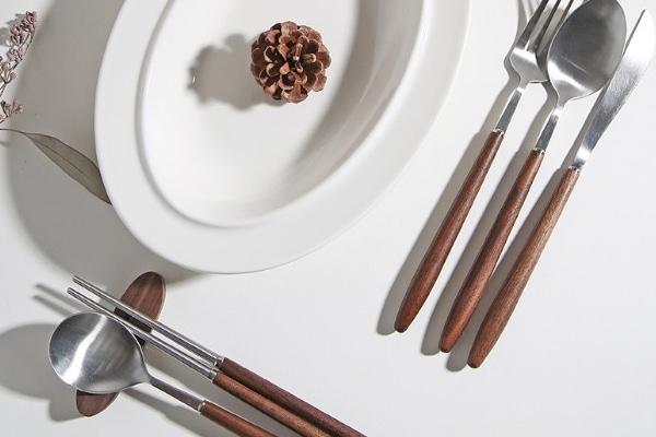 디니스 월넛 원목 우드 커트러리 한식/양식 11종