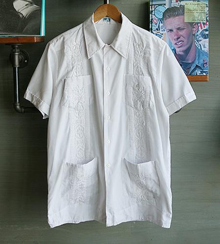 90`s New Step Hand-Tool Guayabera Shirt (100)