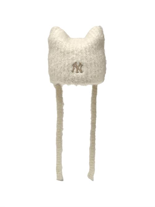 미야옹 이어플랩 비니 NY (Cream)