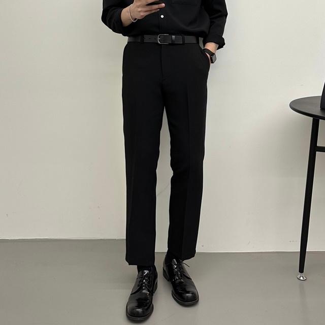 [1+1할인]남자 12컬러 핏보장 구김없는 슬림일자핏 다리길어보이는 슬랙스 바지