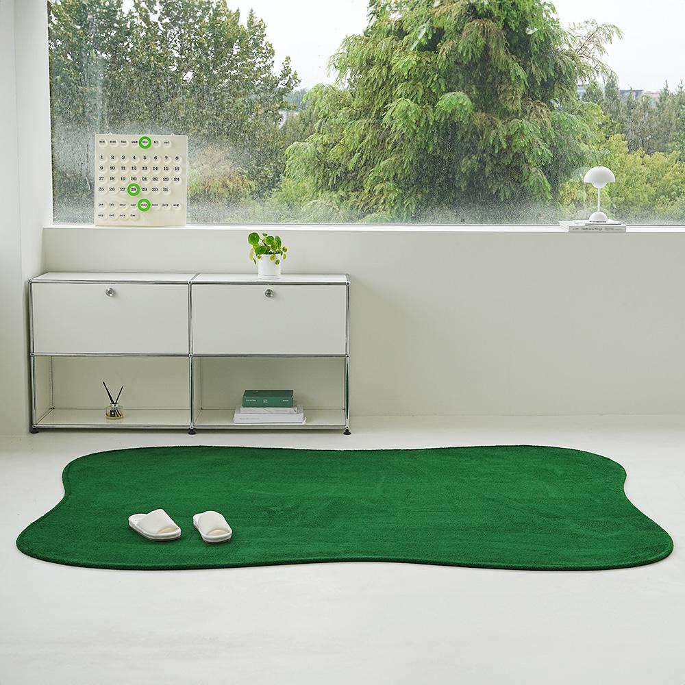 베이팝 미니멀 워셔블 러그 / 사각엣지