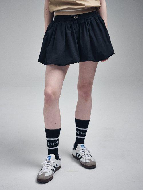 BALLOON MINI SKIRT_BLACK
