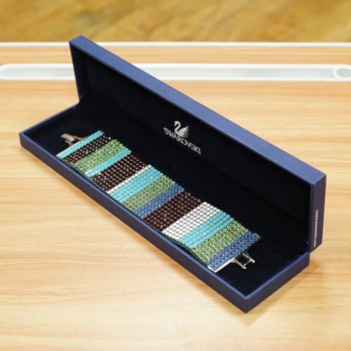 스와로브스키 멀티 컬러 크리스탈 뱅글 팔찌