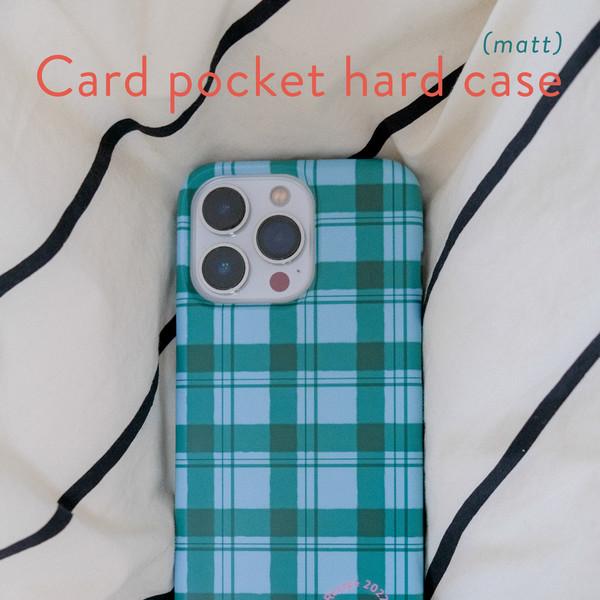 iPhone Card Pocket Hard Case - Garden in the Sky