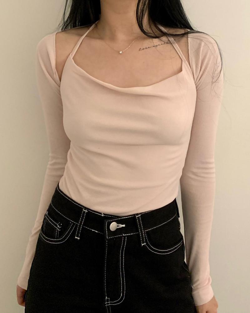 swan modal set 스완 모달 볼레로 나시 세트 3color