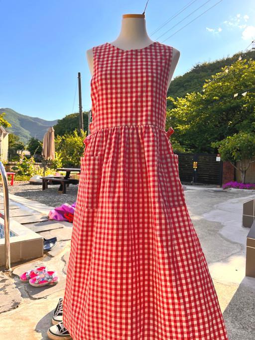 [빅사이즈 가능] 여름 안에서 앞치마 에이프런