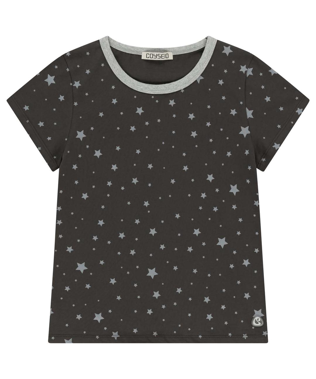 MILKY STAR T-SHIRT BLUE CHARCOAL
