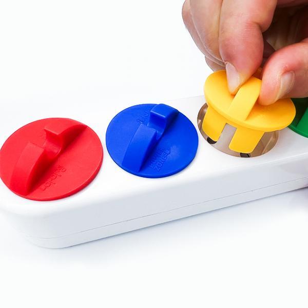 멀티탭 콘센트 안전커버 전선 정리 보호 마개 4개입