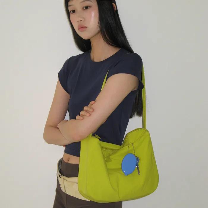 0003 Mogu Shoulder Bag_Vintage Lime