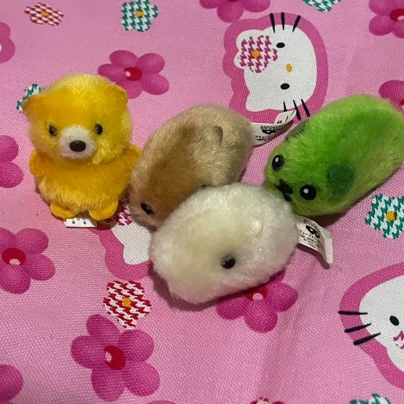 고전 마스코트 수달 카피바라상 미니 햄스터 산리오 빈티지 인형 피규어