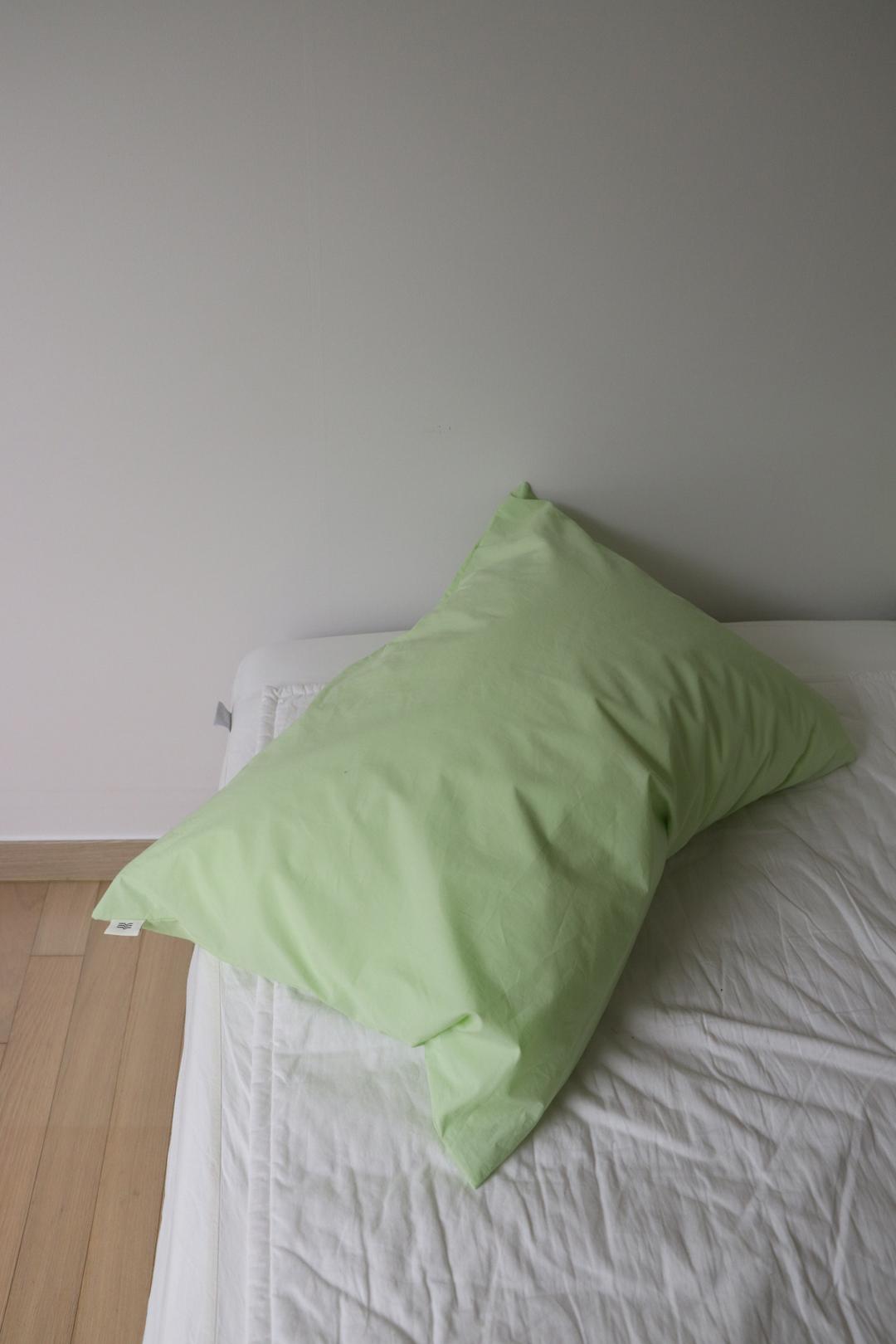 Lime pillow cover