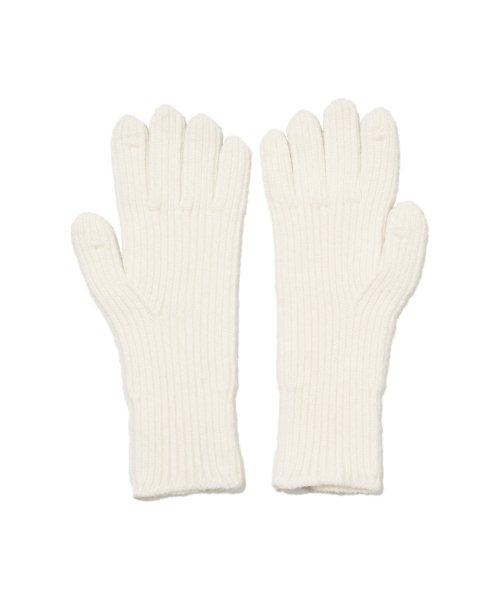 베이직 투홀 터치 글러브-크림