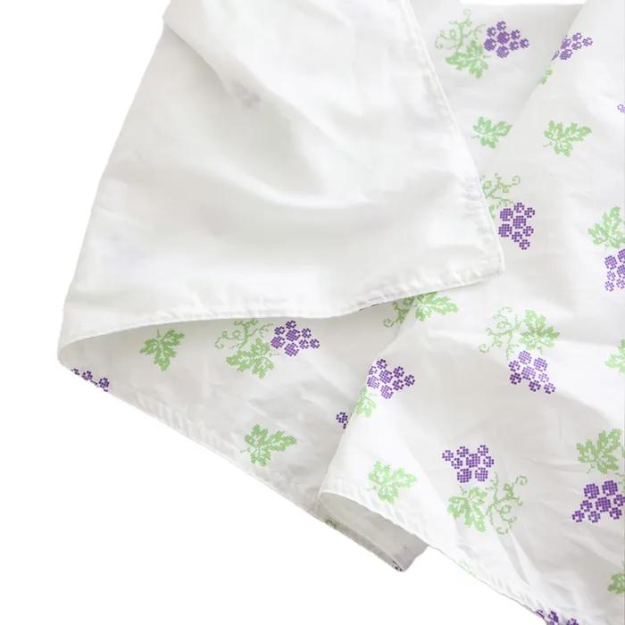 [ 이불솜 추가 가능 ] 포도 픽셀 두겹 양면 냉감 이불