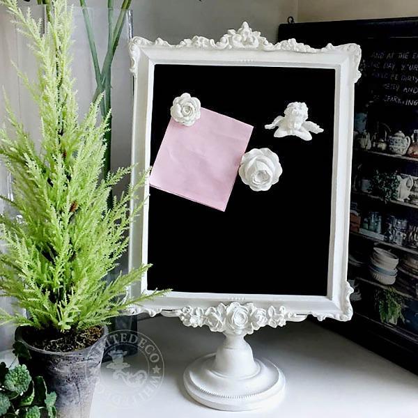 쉐비쉬크 장미 자석 흑칠판