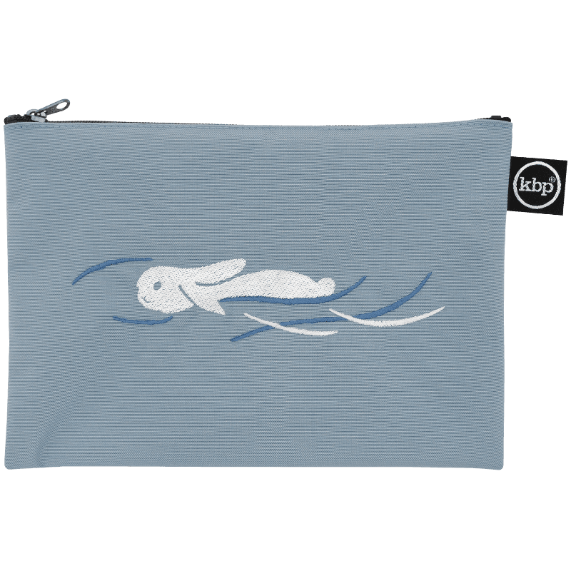 Floating Bunny Embroidery Pouch 플로팅 버니 자수 파우치