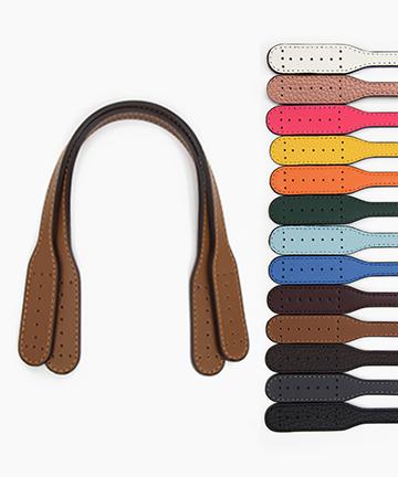 86-280 [컬러선택] 투톤 토트 가죽핸들