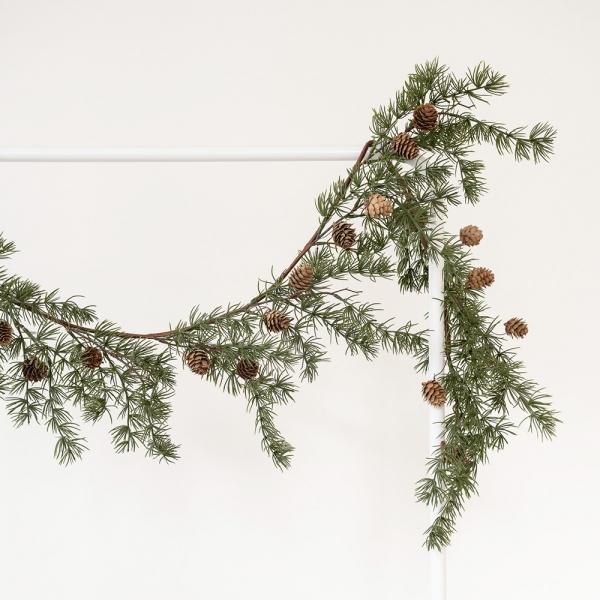 (11월특가) 아티파티 크리스마스 트리장식 리얼한 솔가지 가랜드 - 160cm (-12/25)