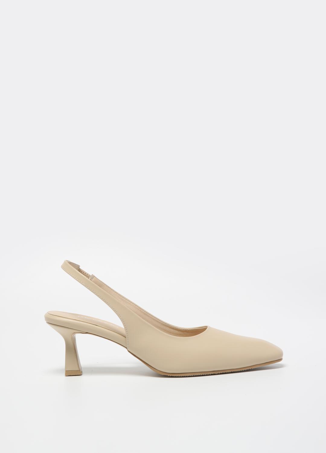 EDGE TOE SLINGBACK (BEIGE)