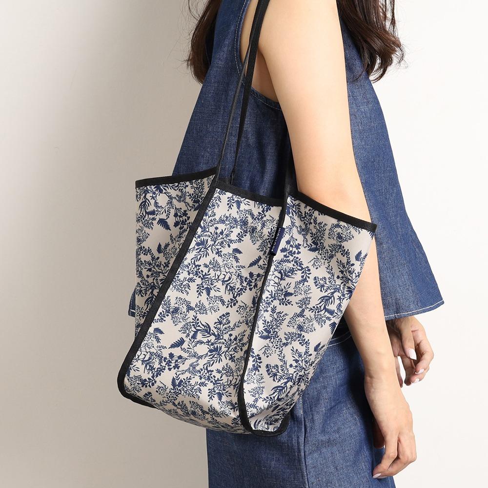 하이루프 쇼퍼백 프린트 에코백 크로스백 호피 페이즐리