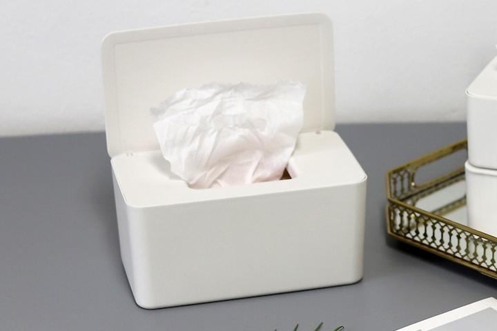 대용량 이중캡 밀폐커버 물티슈케이스 (100매용)