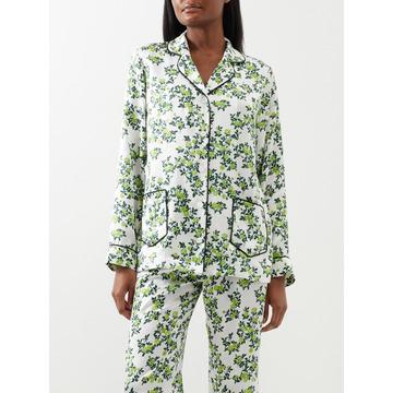 EMILIA WICKSTEAD 안야 플로랄 실크새틴 B0070975388