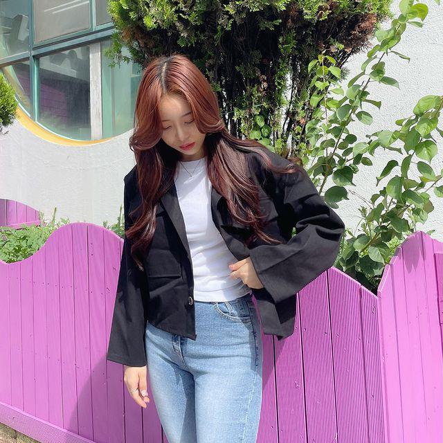 하이틴 베이직 자켓