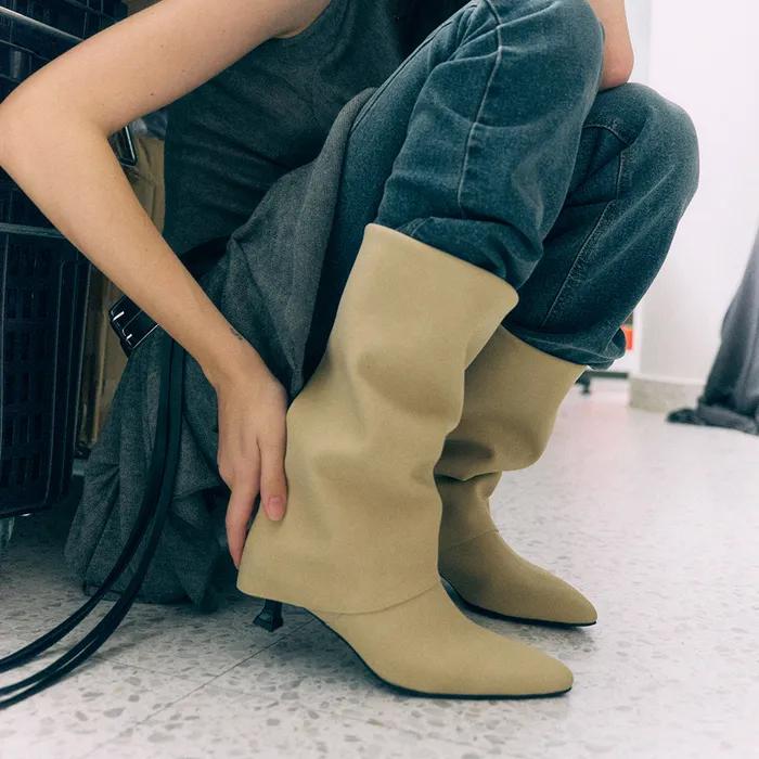 DANE 데인 키튼힐 폴딩부츠 - 4cm l 3colors