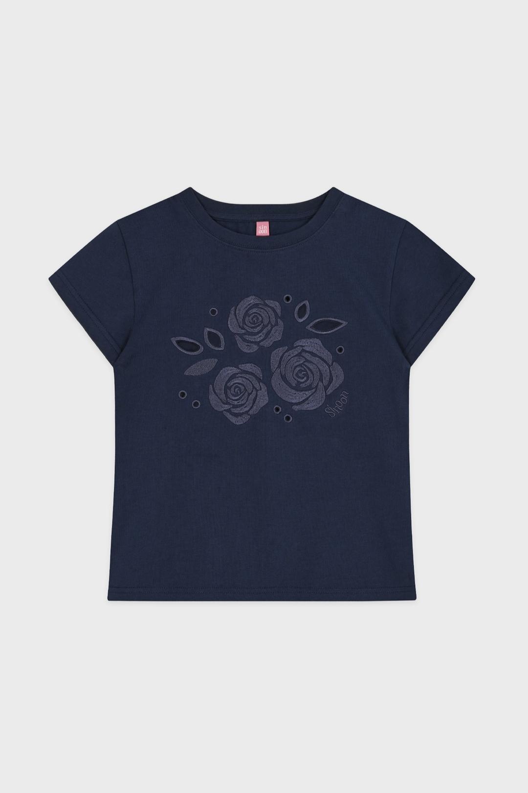 Rose Punching T-Shirt (Navy)