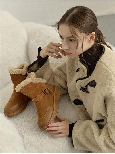 에스콰이아 여성 시엘 천연양털 방한부츠 4color EFBS515_518