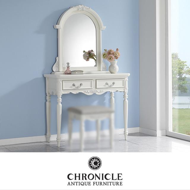 크로니클 공주 화장대 화이트 엔틱 화장대