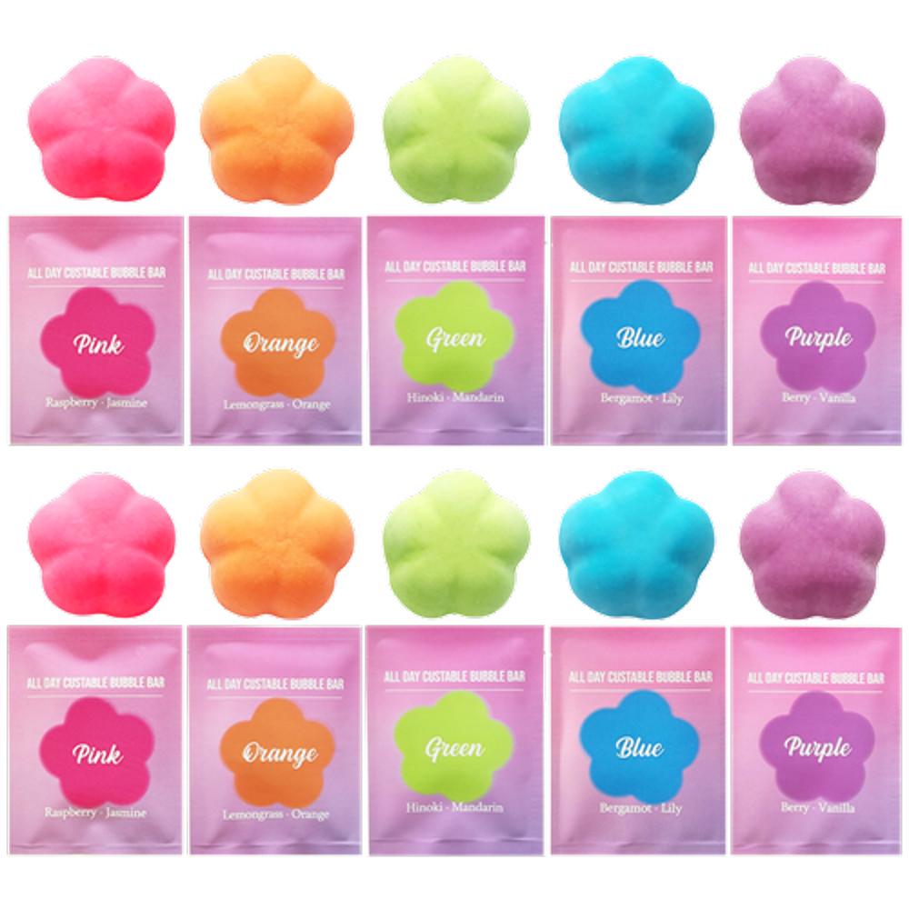 10팩 올데이커스터블 버블바 거품 입욕제 배쓰밤 30g