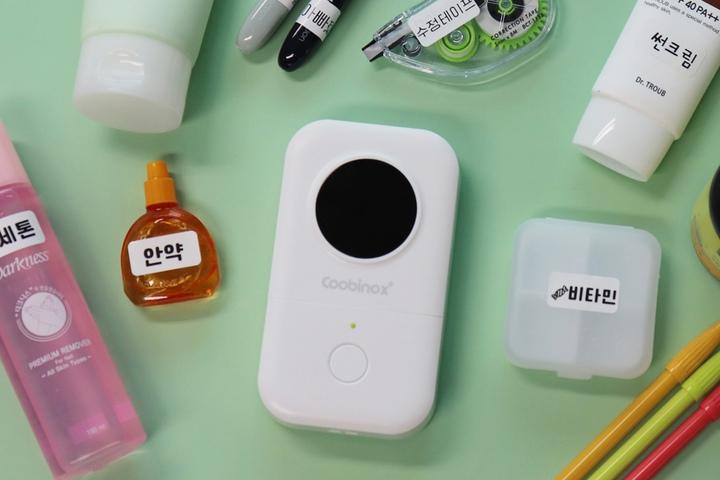 무선 라벨 프린터 CX-215LP (화이트 라벨지 3매 포함)