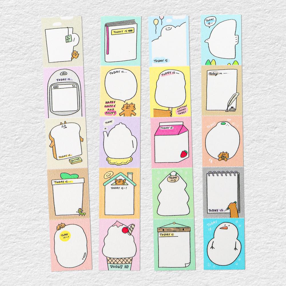 [돌콩블루] Today is 이지컷 마스킹테이프