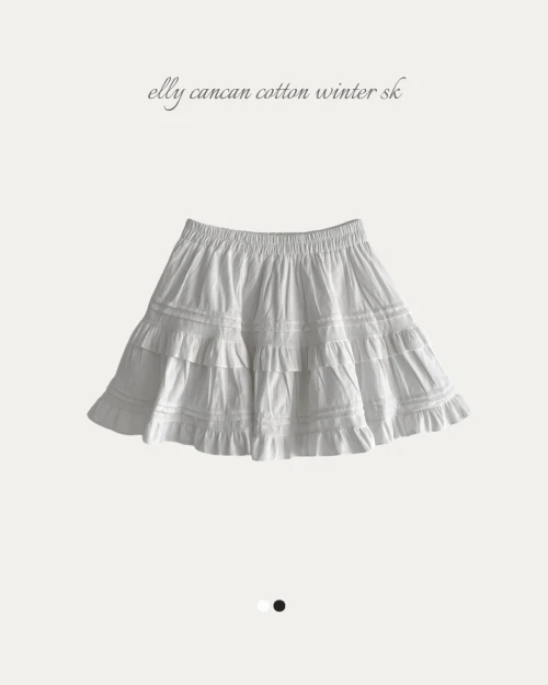 [ 보송벨벳🌨️ ] 엘리 캉캉 코튼 윈터 SK