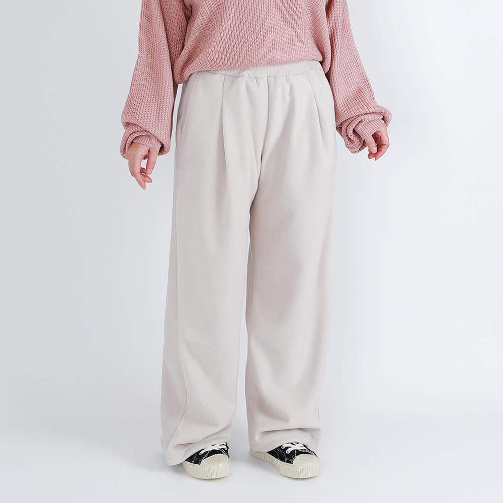 (겨울츄리닝) 두꺼운원단 앞핀턱 와이드핏 츄리닝 77 88 99사이즈