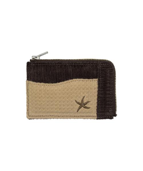 TCM waffle card wallet (brown)