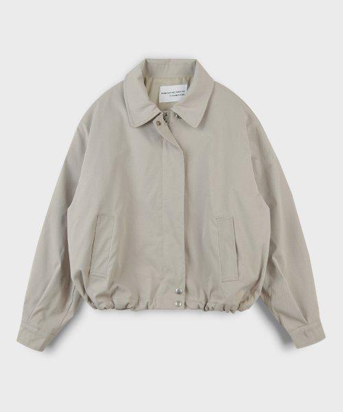 코튼 스티치 점퍼 [베이지]