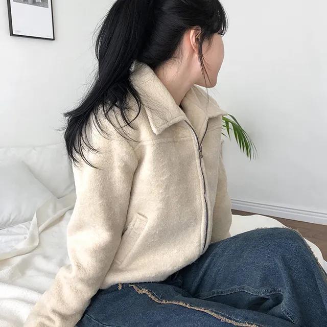 soft collar jacket 2 color