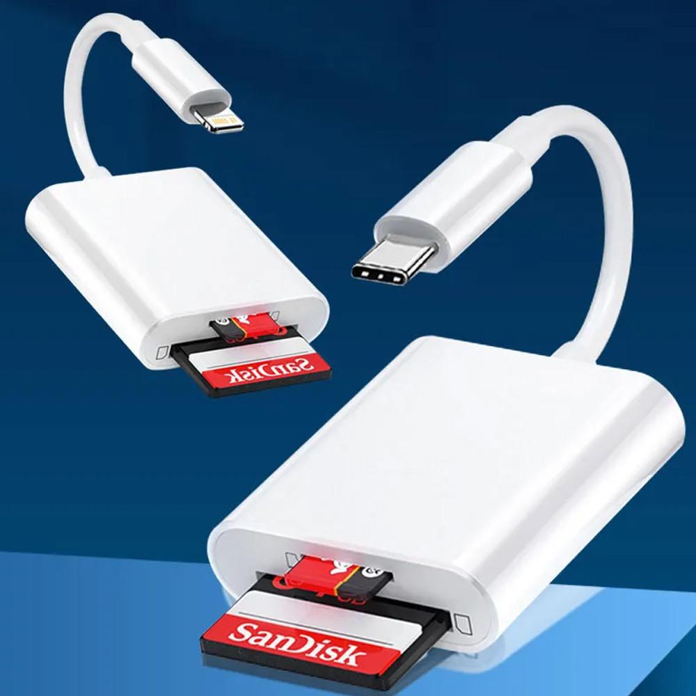 아이폰 c타입 출시 sd카드리더기 아이패드 사진 전송 리더기 8핀 데이터전송 멀티 슬롯